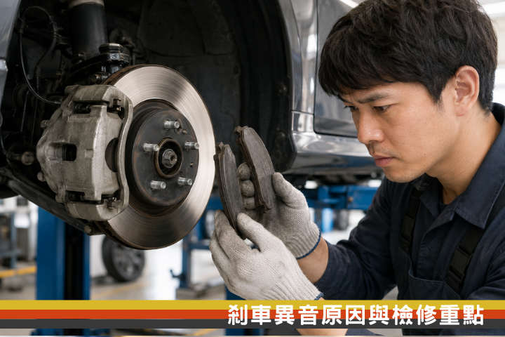 踩煞車發出尖叫聲的原因與檢修重點：煞車異音不只是噪音問題